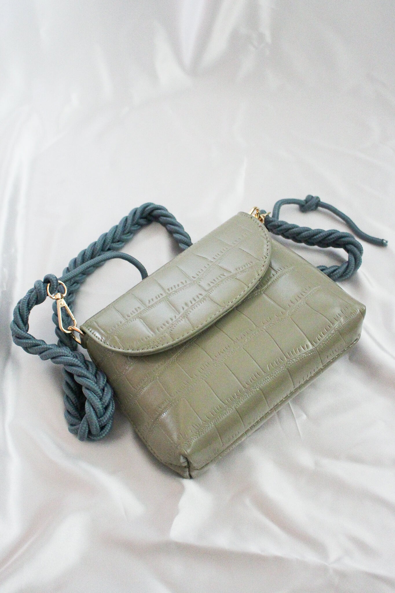 Aimee Crossbody Bag in Matcha